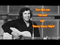 Don McLean  -  'Starry Starry Night'  (with lyrics)