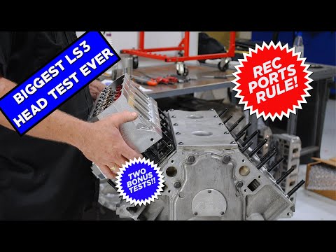 THE ULTIMATE LS3 HEAD TEST-STOCK VS CNC AFTER MARKET REC-PORTS