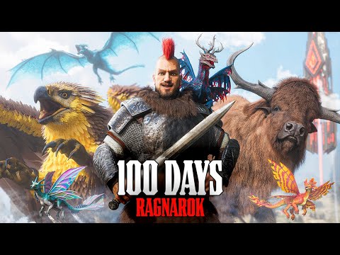I Spent 100 Days In Ark Survival Ascended - Ragnarok
