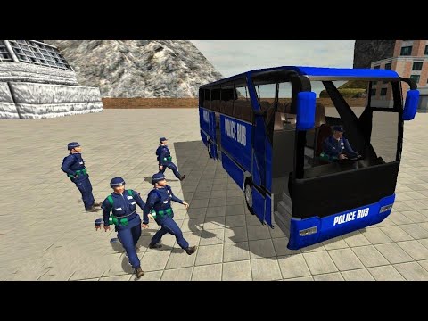 police bus Driving sim 💥🚒  crazy game || gameplay 168 || Elite Gameplay