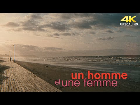 남과여 (1966) 중에서 "남자와 개" 장면, 4K 업스케일링 고화질, A Man And A Woman, Un Homme Et Une Femme