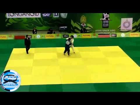 Asian Judo Championships Bangkok 2013 Bronze -78kg ZHANG Zhehui (CHN) - AMANGELDIYEVA (KAZ)