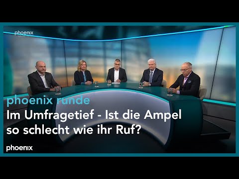 phoenix runde: Im Umfragetief - Ist die Ampel so schlecht wie ihr Ruf?