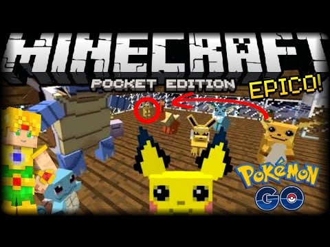 Pokemon Go en Minecraft PE 1.0 !? - Pixelmon Mod - Mods Para Pocket Edition