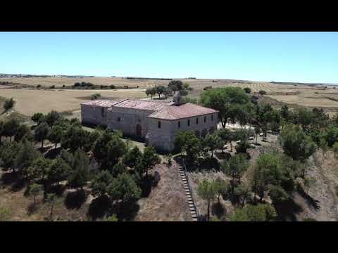Vista aérea de la ermita Virgen de Madrigal de Villahoz