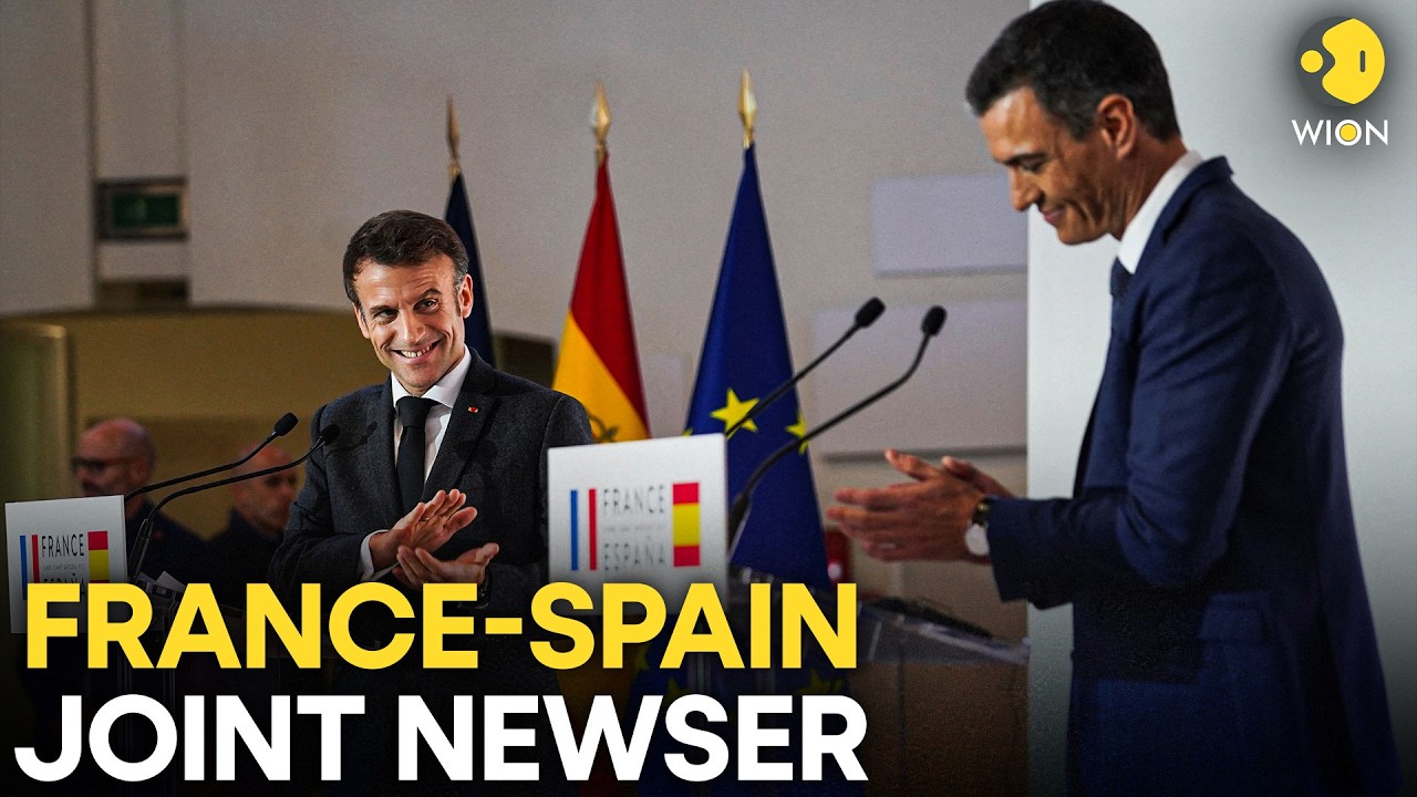 LIVE: Macron & Sánchez Address Europe’s Key Challenges at Joint Press Conference in Madrid | WION
