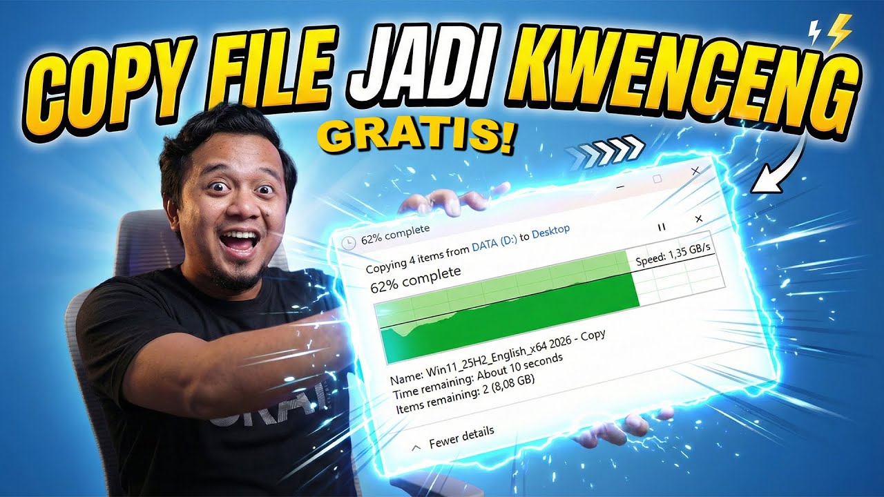COPY PASTE JADI KWENCENG! Cobain Fitur GRATIS Windows Yang Buat Copy Paste Jadi Kencang & Aman