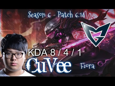 SSG CuVee FIORA vs SHEN Top - Patch 6.14 KR Ranked | League of Legends