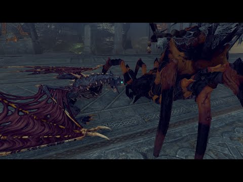 Total War Warhammer 1v1: Arachnarok Spider vs Terrorgheist