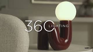 1_Watch A Video About the Fondant Chocolate Brown Accent Lamp