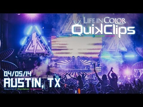 Life In Color - Unleash Tour - Austin, TX - QuikClip - 04/05/14
