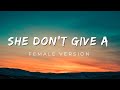She don't give A (female version) | Guitar cover | King | Ananya Kapoor