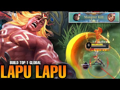 Monster Offlane!! Lapu Lapu Buff Ultimate Gameplay 99% Monster Kill Build ~ Gameplay Exp