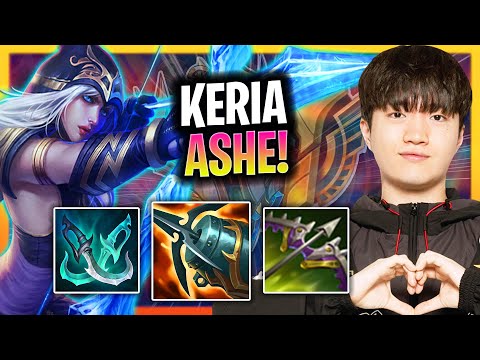 KERIA IS INSANE WITH ASHE! | T1 Keria Plays Ashe Support vs Nautilus!  Season 2024