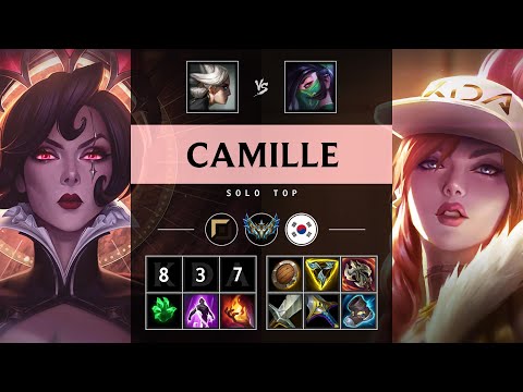 Camille Top vs Akali - KR Challenger Patch 25.14
