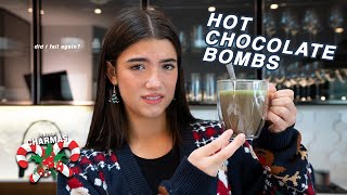 Making Hot Chocolate Bombs! My First Attempt | Charmas
