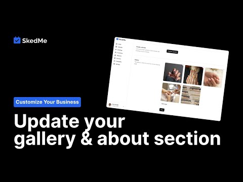 6.4 Update gallery and about section