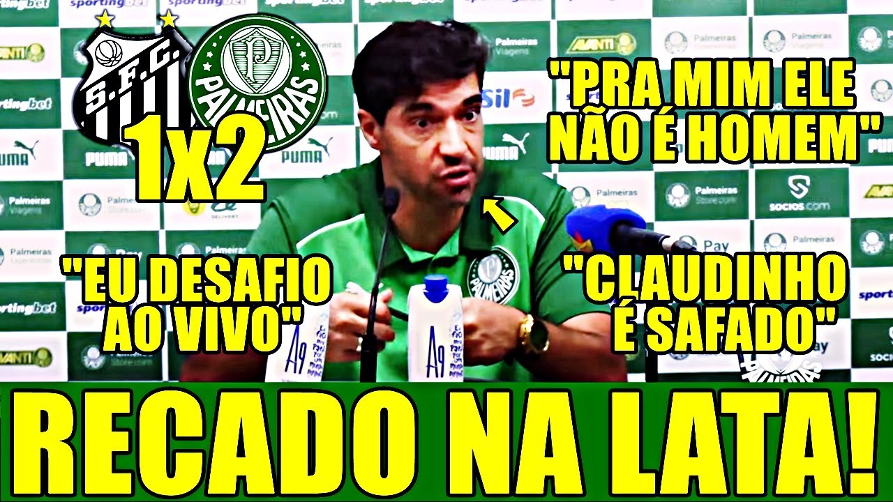 COLETIVA DE ABEL FERREIRA APÓS SANTOS X PALMEIRAS