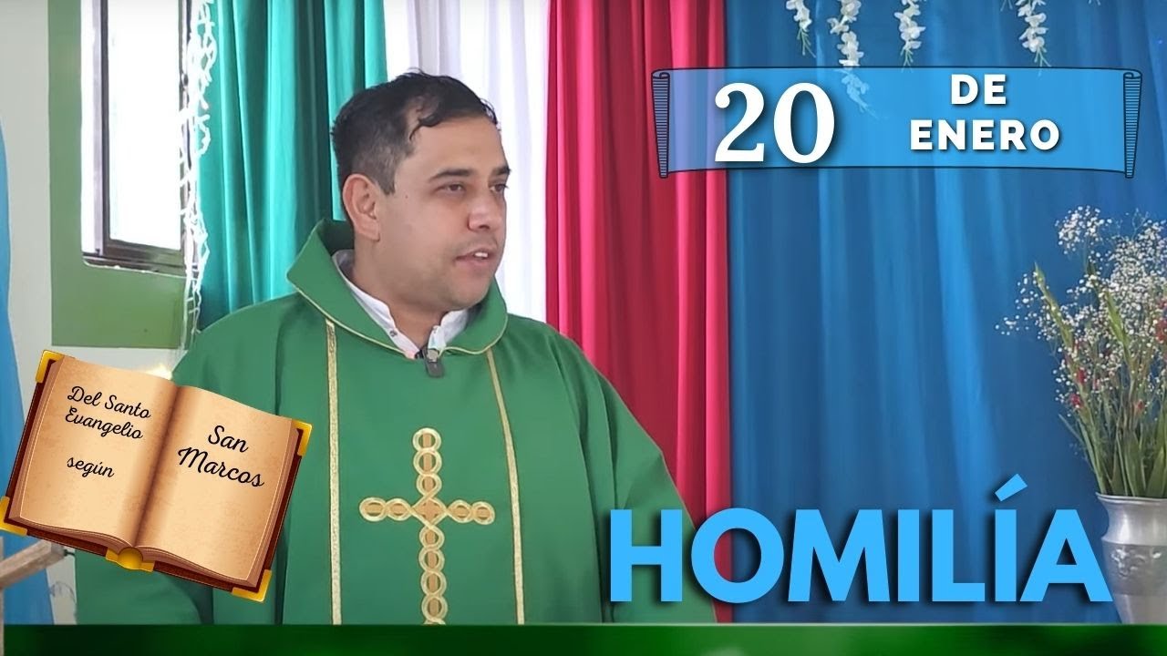 EVANGELIO DE HOY lunes 20 de enero del 2025 - Padre Arturo Cornejo