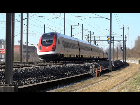 Züge mit hoher Geschwindigkeit auf der Neubaustrecke - RABDe 500 ICN