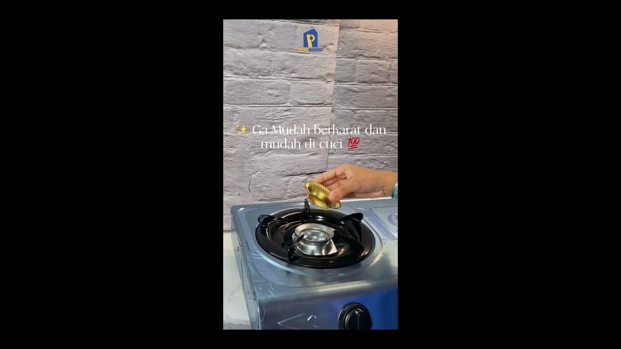 Kompor Gas 2 Tungku Omicko Stainless !! hanya di prima perabot