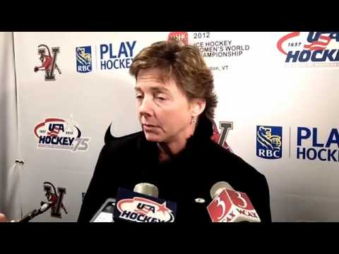 Postgame: Team USA Defeats Switzerland 10-0 - 2012 IIHF Women's World Championship