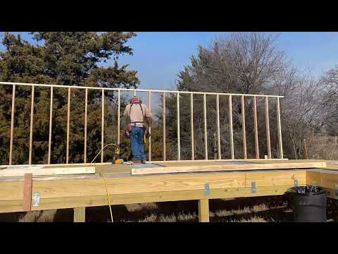 1/26/22 - TIME LAPSE OF LOFT WALLS GOING UP