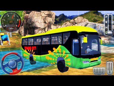 Offroad Bus Driving Simulator - Uphill Real Bus Transport Mountain Driver - Android GamePlay #2