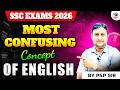 SSC ENGLISH 2026 MOST CONFUSING SPOTTING ERROR CONCEPTS BY PSP SIR