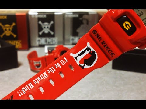 G-Shock DW-6900FS Monkey D Luffy One Piece collaboration (unboxing)