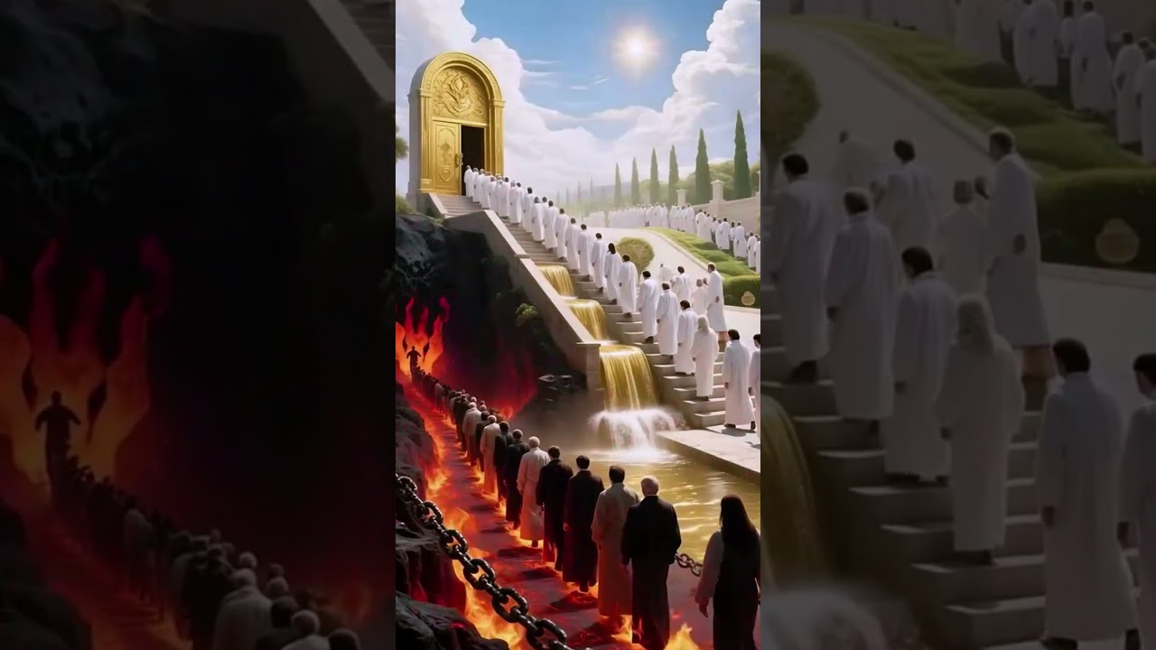 Heaven and hell are just one step away#relaxingmusic #healingvibes #slowliving #nature #shorts