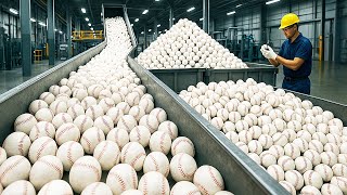 How Millions of Baseballs Are Made Inside a Mass Production Factory