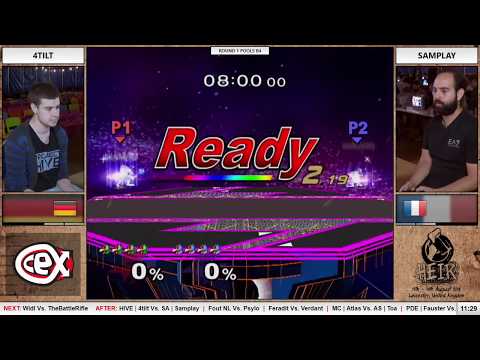HEIR5 - 4tilt (Falco) Vs. Samplay (Falco) - Pool B4 - Melee Singles
