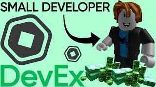 CONVERTING $4,000,000 ROBUX TO REAL LIFE MONEY (Roblox DevEx) FULL PROCCESS As A Small Developer