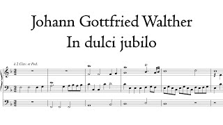 Walther - In Dulci Jubilo - Schnitger organ, Norden, Hauptwerk