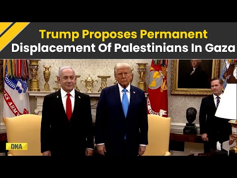 Israel Hamas News: Trump Proposes Permanent Displacement Of Palestinians In Gaza | Trump News Today
