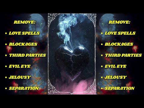 🖤 Black Obsidian Frequency Remove Love Blockages & Clear Third Parties | Powerful Energy Cleanse