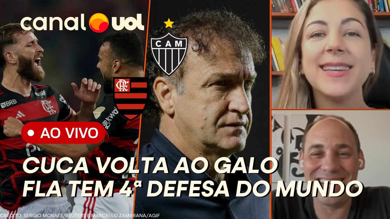 🔴FLAMENGO É 4ª MELHOR DEFESA DO MUNDO EM 2024; CUCA VOLTA AO ATLÉTICO-MG + JARDINE NO BOTAFOGO?