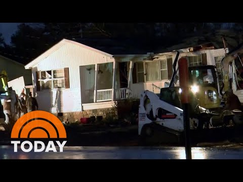 Tornadoes carve paths of destruction in Louisiana and Kentucky