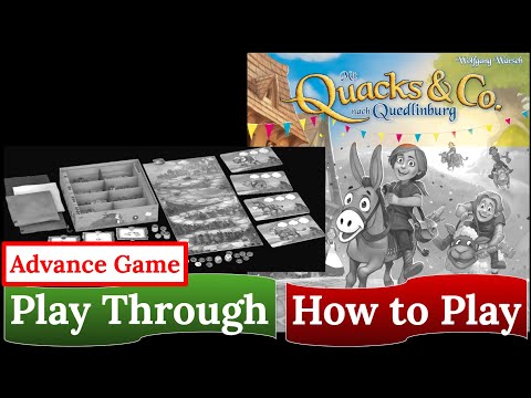 Quacks & Co.: Quedlinburg Dash - How to Play & Play Through (Advance Rules)