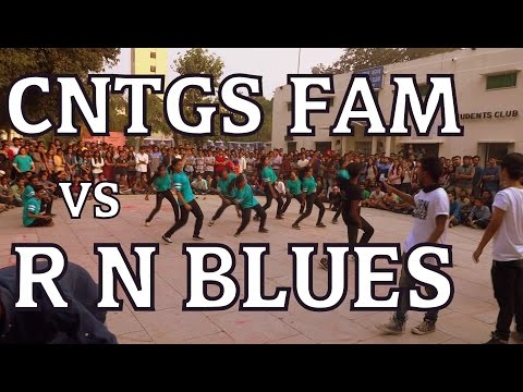 THE CONTAGIOUS CREW vs R N BLUES -  IIT Roorkee Thomso 2016 (Dance Battle) - Part 1