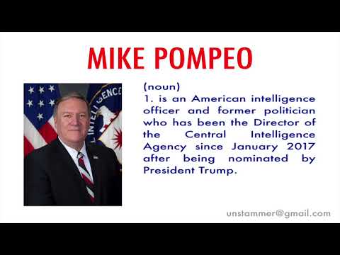 How to Pronounce Mike Pompeo