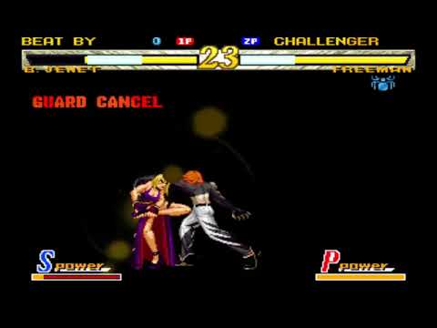 Garou: Mark of the Wolves - B.Jennet Combo doing Guard Cancel after Instant Block