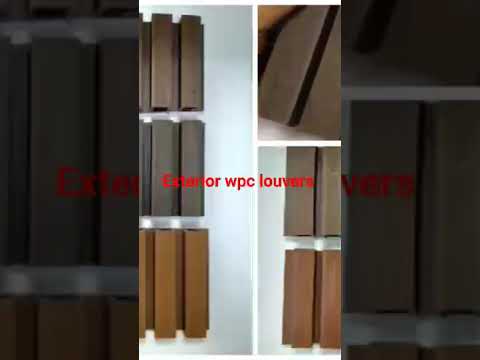 Exterior wpc wall panels
