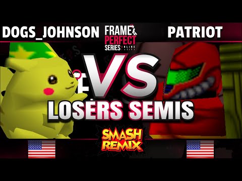 FPS6 Online - ND64|Dogs_Johnson (Pikachu/C. Falcon/Wolf) vs. USA|Patriot (Samus) - Remix Losers Semi