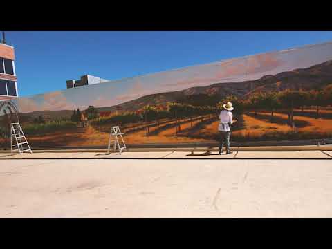Vineyards Mural Time Lapse (Beckstoffer Vineyards)