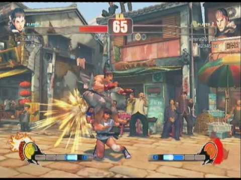 SF4 G1 match 5 - Kazurk7(Sakura) v (Ryu)
