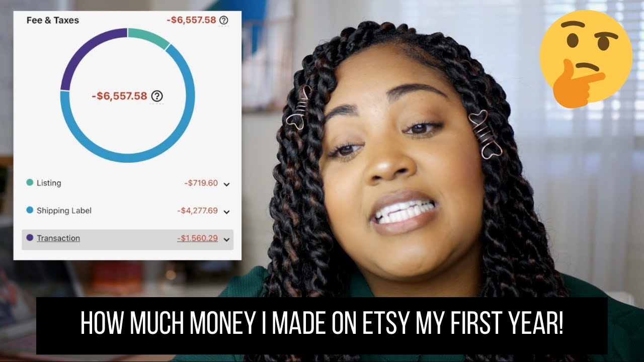 HOW MUCH MONEY I MADE MY FIRST YEAR SELLING ON ETSY! Let’s talk income, expenses, fees, taxes, etc.