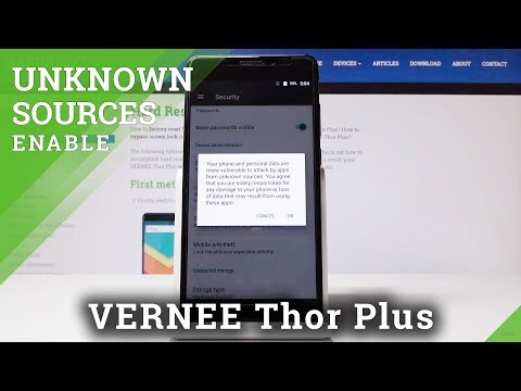 How to Activate Unknown Sources in VERNEE Thor Plus - App Installation