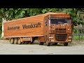 How To Make Trailer Truck DAF XF 2021 Out Of Wood ASMR Woodworking